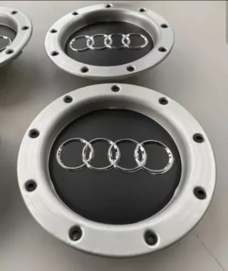4 CENTROS RUEDA LLANTAS TAPAS BUJE AUDI 8D0601165K