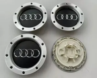 4 TAPACUBOS TAPABUJES RUEDA LLANTA AUDI 8D0601165K
