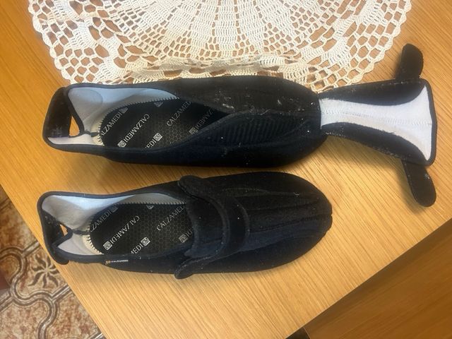 Zapatos ortopédicos CALZAMEDI negros talla 45
