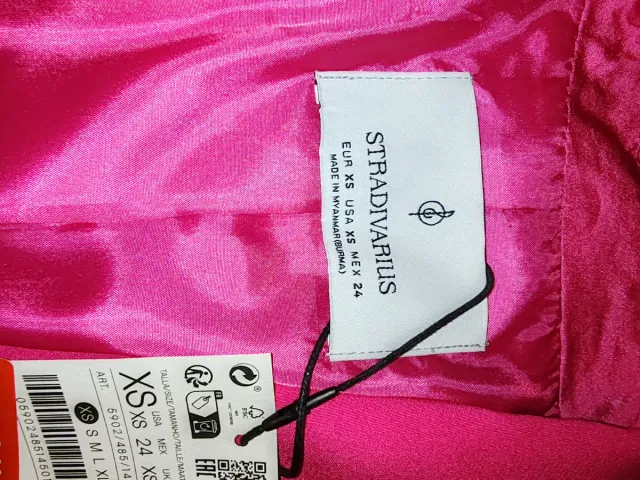 Blazer Stradivarius Rosa Talla M