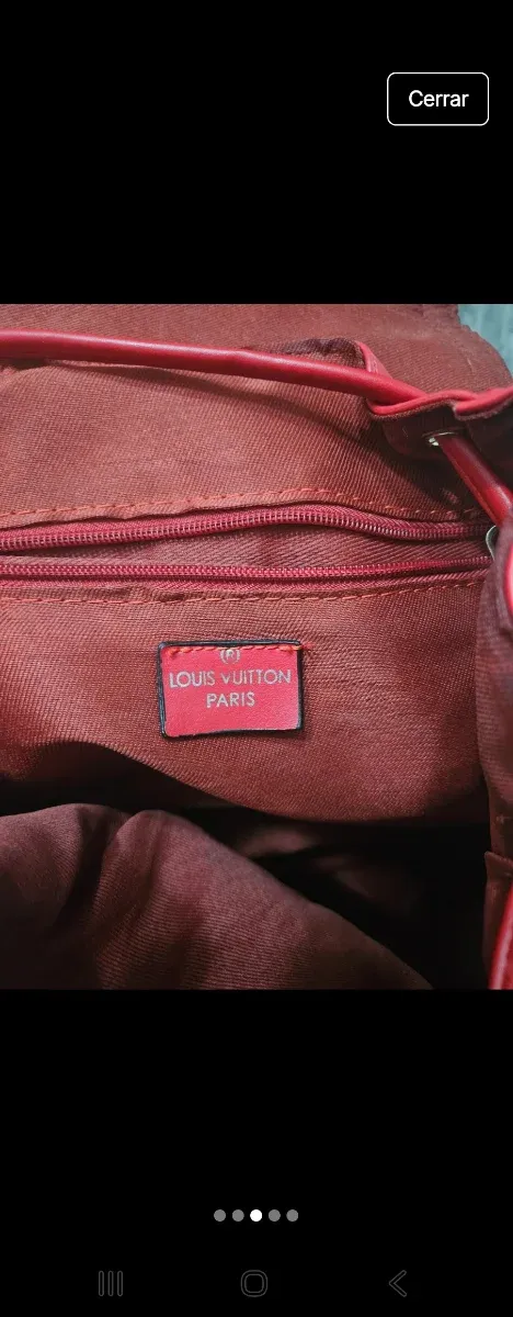 Mochila Supreme x Louis Vuitton Roja