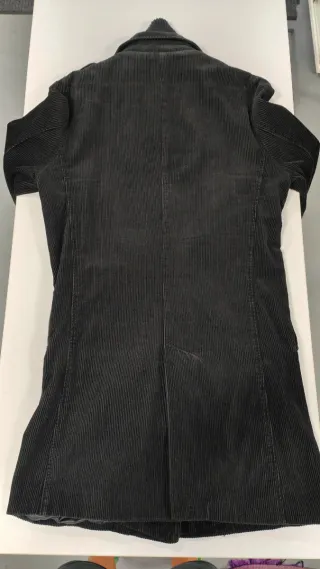 Abrigo pana Jack & Jones negro 3/4