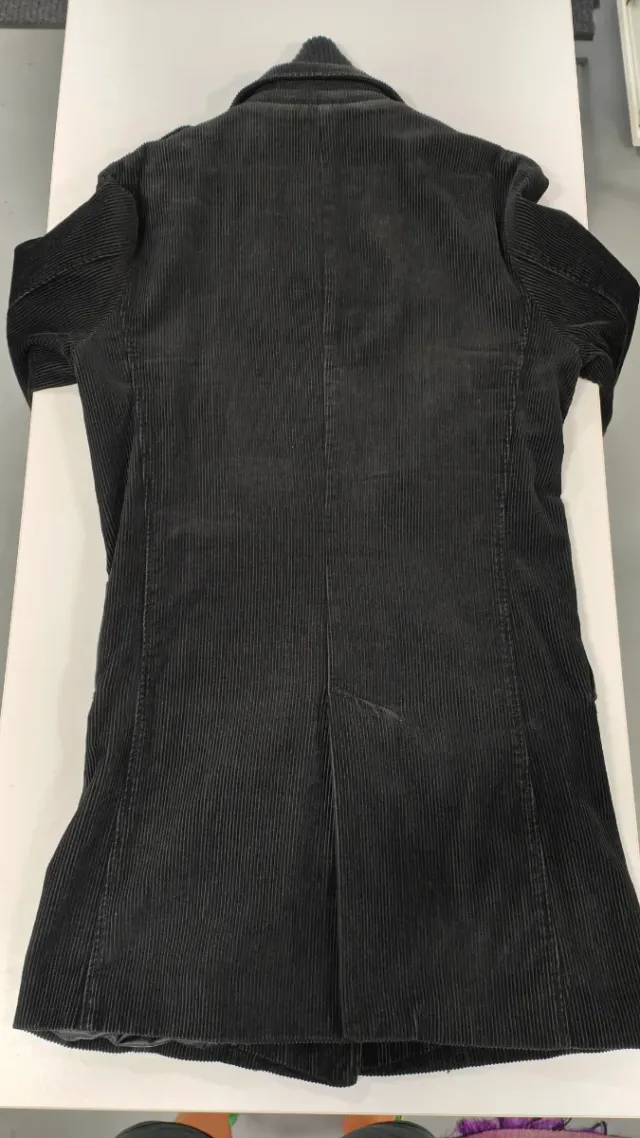 Abrigo pana Jack & Jones negro 3/4