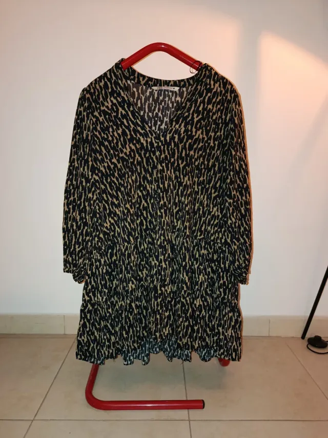 Vestito leopardato Zara taglia M