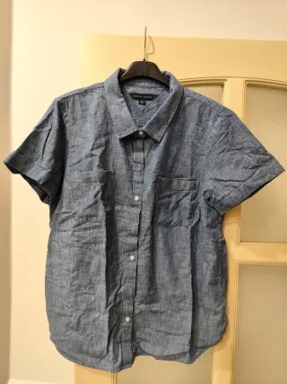 Camicia Tommy Hilfiger Uomo Blu Taglia XL