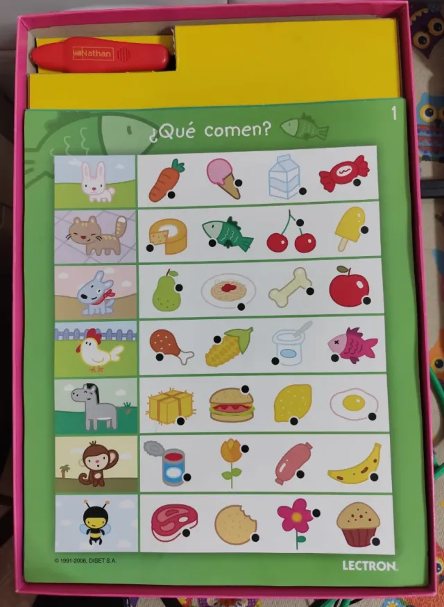 Juego Lectron Diset Los Animales