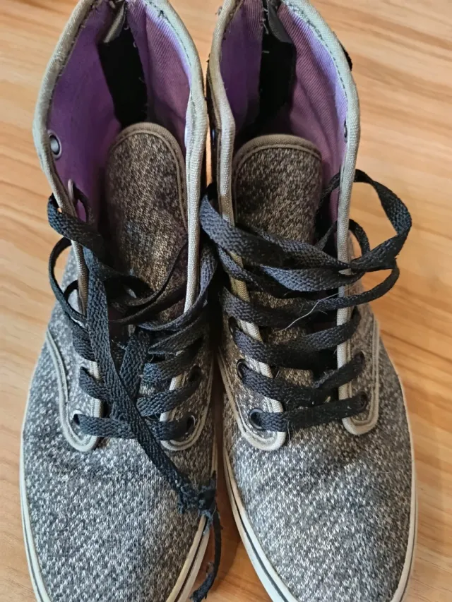 Vans grises talla 36