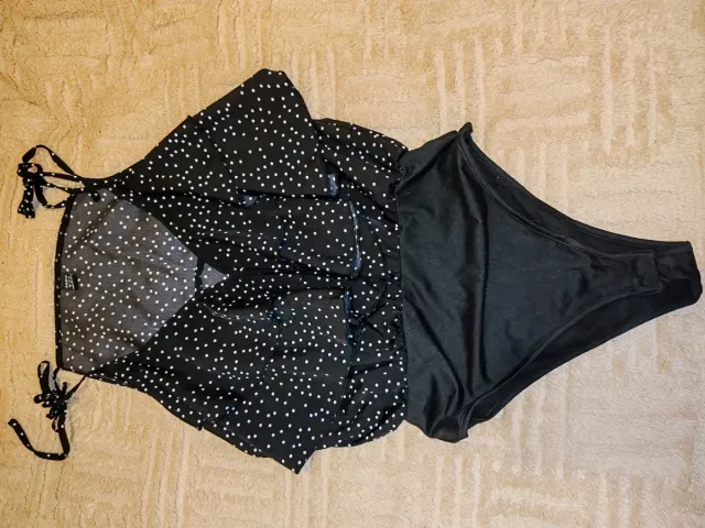 Body de lunares negro y blanco