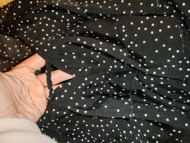 Body de lunares negro y blanco