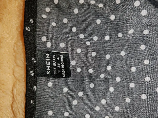 Body de lunares negro y blanco