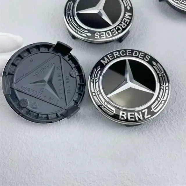 4 TAPABUJES RUEDA LLANTA MERCEDES 75MM A1714000025