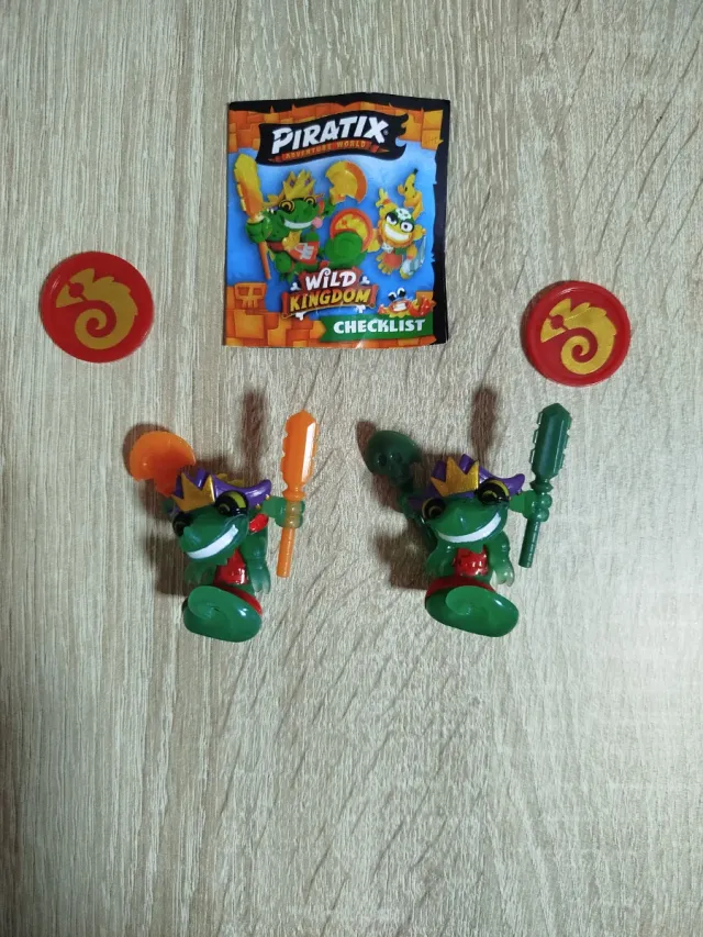 2 Piratix Wild Kingdom Raros