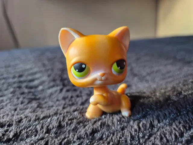 Figura Littlest Pet Shop Gato Naranja