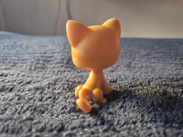 Figura Littlest Pet Shop Gato Naranja