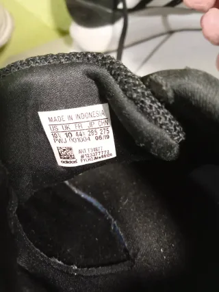 Zapatillas Adidas Cloudfoam Negras Talla 44