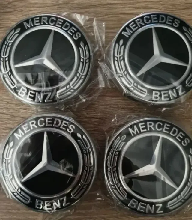 4 TAPACUBOS CENTRO RUEDA LLANTA ORIGINAL MERCEDES