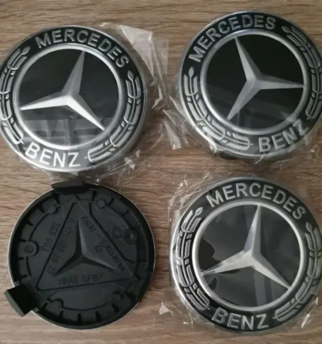 4 TAPACUBOS CENTRO RUEDA LLANTA ORIGINAL MERCEDES