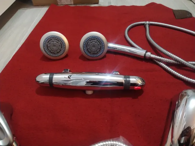 Kit Ducha Termostática Alcachofa y Grifo