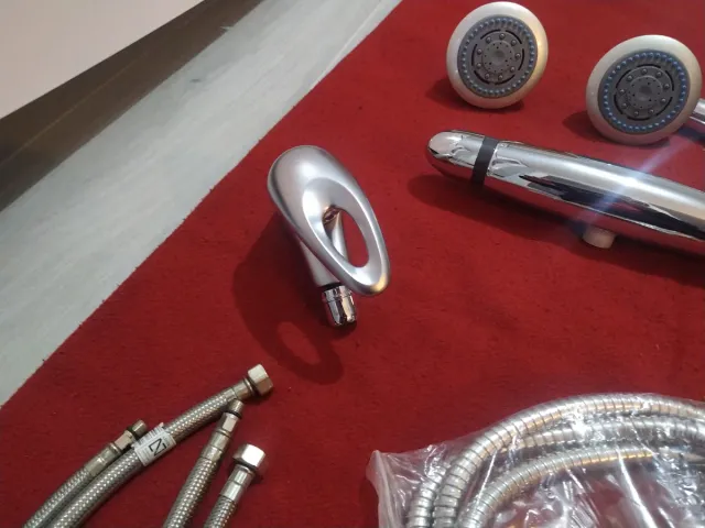 Kit Ducha Termostática Alcachofa y Grifo