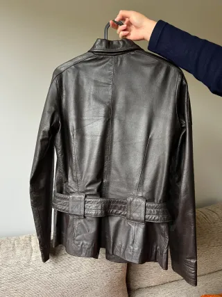 Chaqueta Piel Cabrito Mujer Marrón