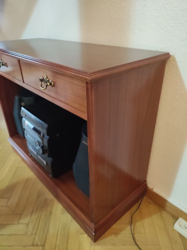 Mueble auxiliar salón madera