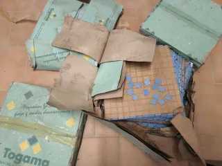 Gresite para piscina azul