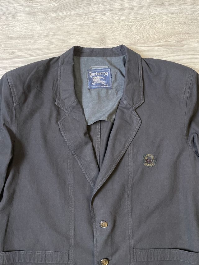 Giacca Blazer Burberry Vintage Nera Originale