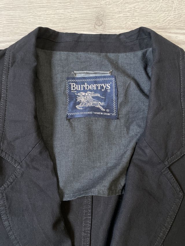 Giacca Blazer Burberry Vintage Nera Originale