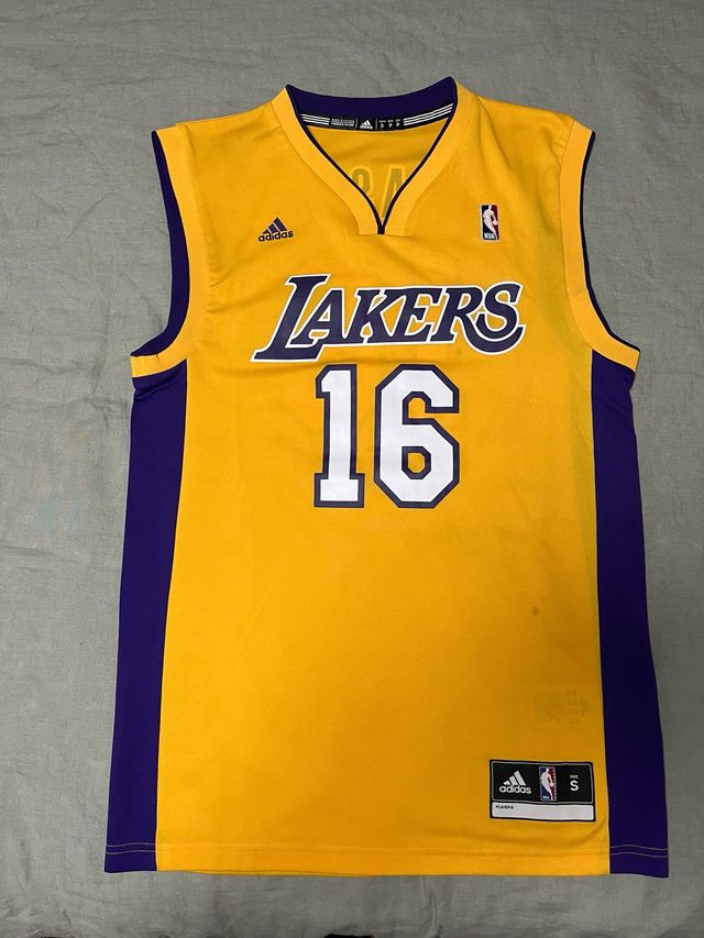 Camiseta Lakers Gasol 16 Adidas Talla S