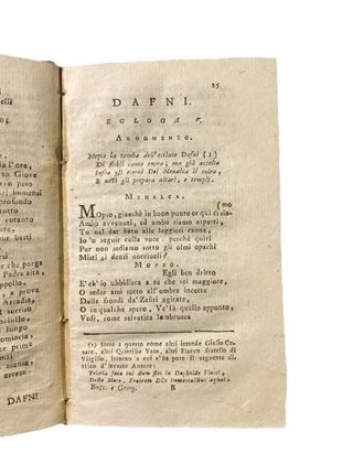 Libro antico 1793 Virgilio Bucolica e Georgica