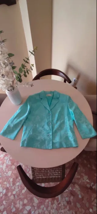 Blazer azzurro vintage + gonna in regalo