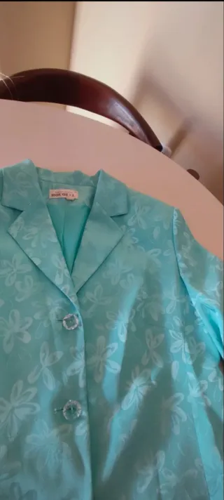 Blazer azzurro vintage + gonna in regalo