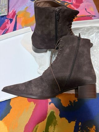 Botines Brenda Zaro Marrones