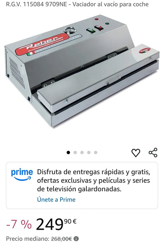 Vaciador al vacío V. 115084 9709NE