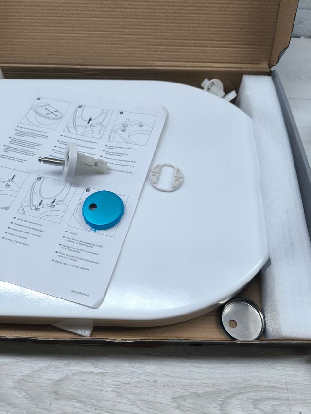 Tampa de Sanitário Fechamento Suave Branco