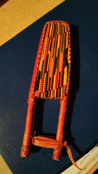 Ventaglio Africano Tessuto Originale Sudafrica