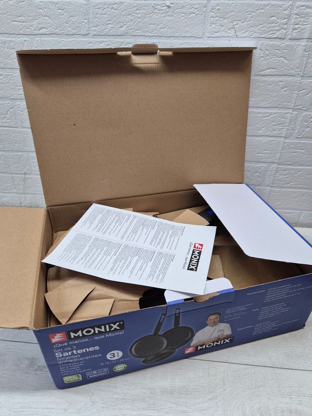 Set de 3 sartenes Monix