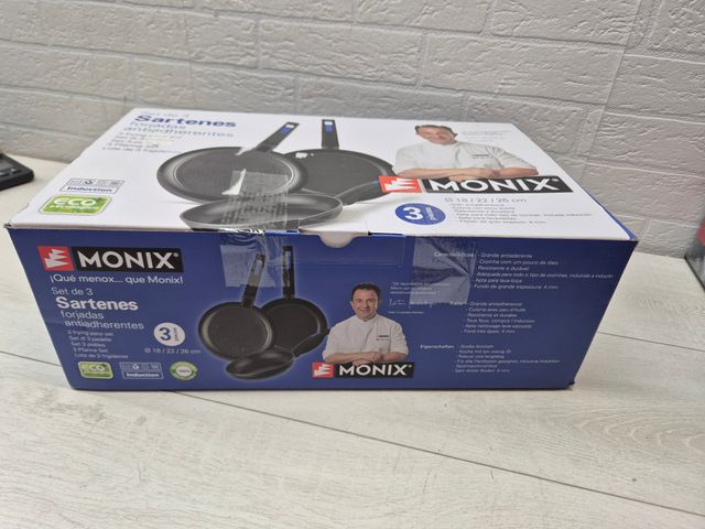 Set de 3 sartenes Monix