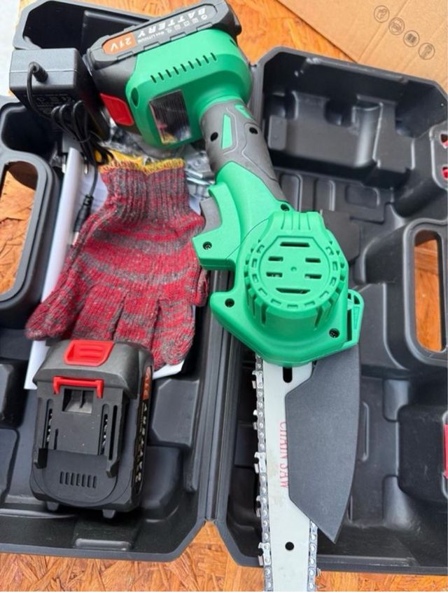 Mini Motosierra Bateria 6 Pulgadas 4 Pulgadas 21V