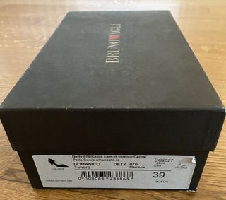 Scarpe Bruno Magli camoscio e vernice tacco