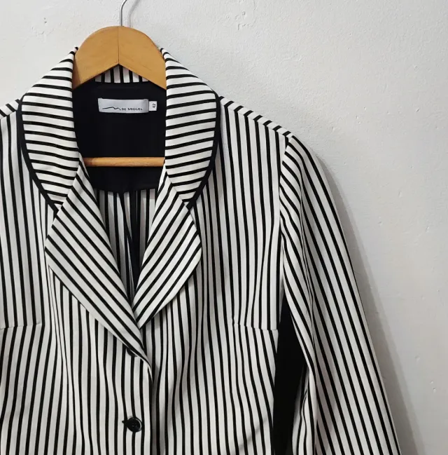 Blazer de rayas De Miguel mujer Talla 42