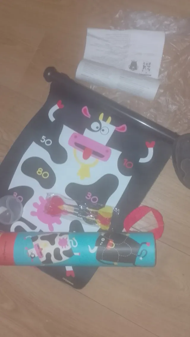 Diana magnética infantil vaca sin estrenar