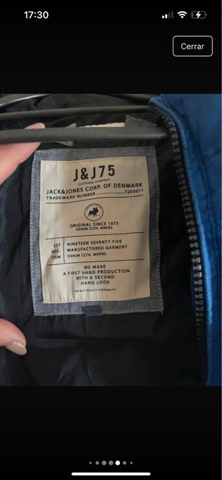 Pack Chaqueta Azul Jack&Jons y Sudadera Adidas M