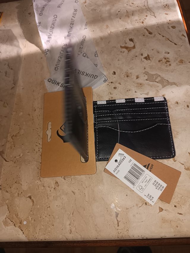 Carteira Quiksilver Jean Cinza Escuro