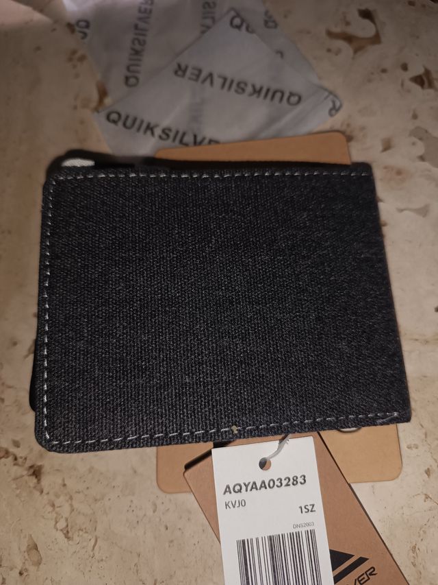Carteira Quiksilver Jean Cinza Escuro
