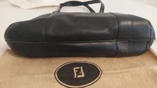 Borsa Fendi shopping vintage pelle nera
