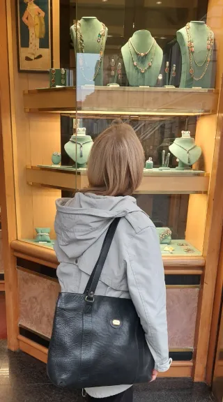 Borsa Fendi shopping vintage pelle nera