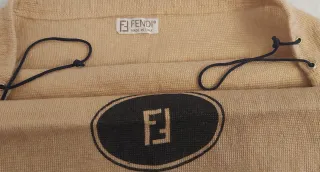 Borsa Fendi shopping vintage pelle nera