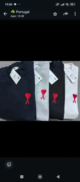 Sudadera Ami Paris Corazón Talla Única