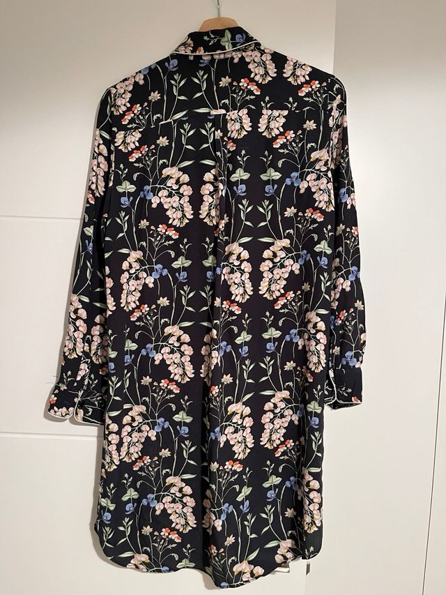 Vestido camisero Zara flores